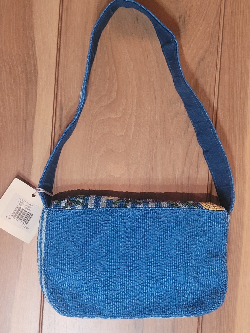 💗 Viral | Beaded Lemon-Print Shoulder Bag - Picture 2 of 3